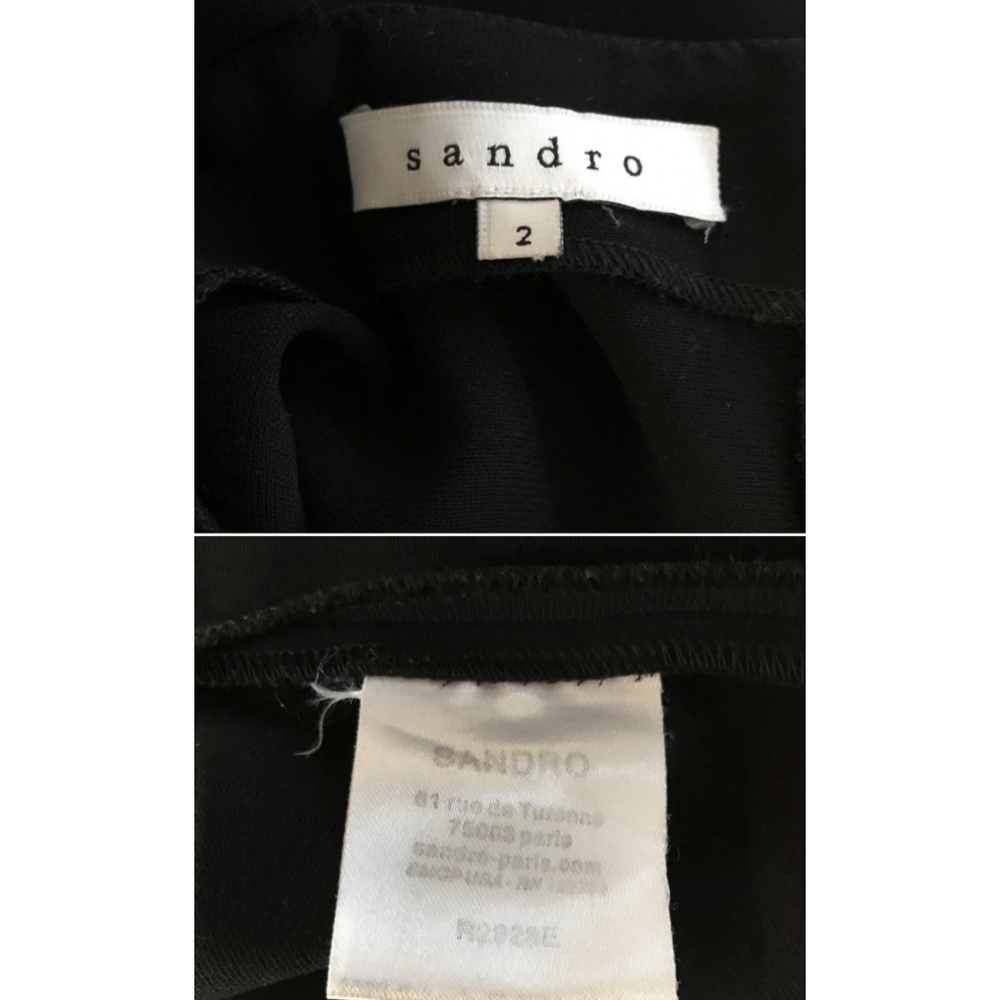 Sandro Paris Rialto Crepe Dress - Picture 10 of 11